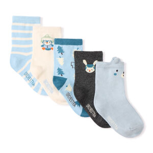 Lot de 5 paires de chaussettes normales fantaisies pour bébé garçon   Main Lot de 5 paires de chaussettes normales fantaisies pour bébé garçon