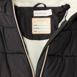 Μπουφάν με επένδυση και doublure micropolaire για κορίτσι 