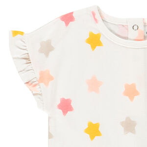 Σετ Φόρεμα + t-shirt κοντομάνικο για bebe κορίτσι 