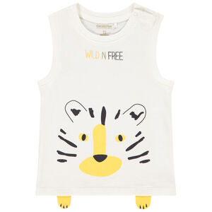 Débardeur en coton print animal pour bébé garçon Main Débardeur en coton print animal pour bébé garçon