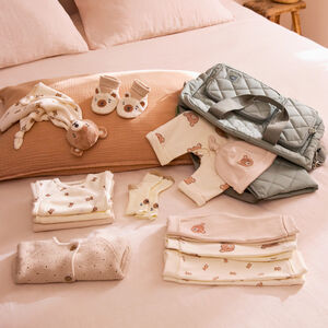 Σετ 2 εξελικτικά κολάν με σχέδια αρκουδάκια για μωρό 