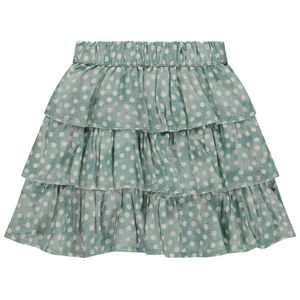 Σατέν φούστα με πουά σχέδιο για κορίτσι 