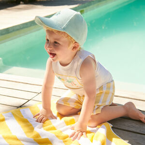 Σετ 2 τεμαχίων καλλιτεχνικό μπλουζάκι + σορτσάκι για μωρό αγόρι 