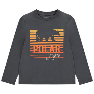 T-shirt μακρυμάνικο με φαντεζί σχέδιο για αγόρι 