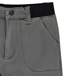 Παντελόνι ίσιο από υφασμάτινο ύφασμα για αγόρι 