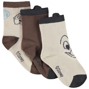 Σετ από 3 ζευγάρια φαντεζί κάλτσες Tic & Tac Disney για μωρό αγόρι 