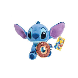 Λούτρινο Χνουδωτό Disney Stitch με Ντόνατ 25 εκ. 