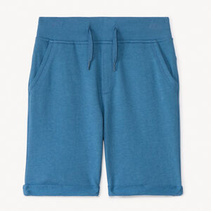 Μπέρμουντα από μονόχρωμο πλέγμα για αγόρια 