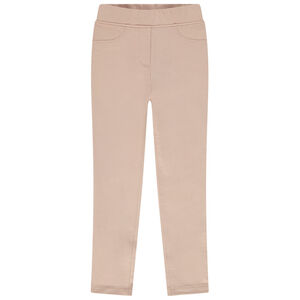 Jegging σε molleton μονόχρωμο για κορίτσι 