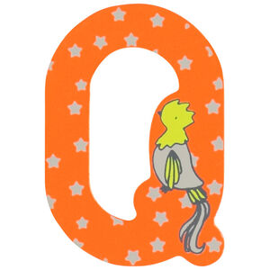 Ξύλινο γράμμα Q 