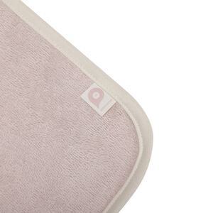 Σετ μπάνιου με κάπα και γάντι Little Deer εκρού/ροζ 