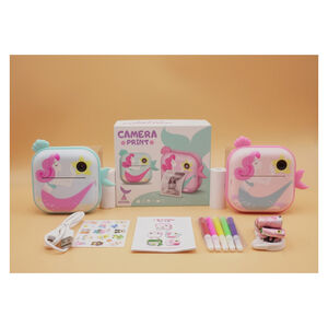 Καμερα Μπλε Γοργονα Με Εκτυπωτη 