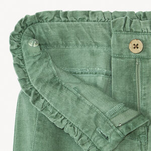 Ελαστική παντελόνα από καμβά για κορίτσι 