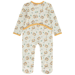 Σετ από 2 φορμάκια τίγρης για αγόρι bebe με διαφορετικά ανοίγματα ανάλογα με την ηλικία 