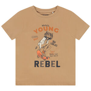 T-shirt κοντομάνικο jersey με visuel σχέδιο για αγόρι Main T-shirt κοντομάνικο jersey με visuel σχέδιο για αγόρι
