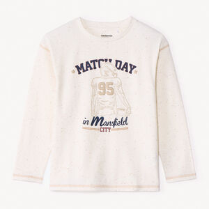 T-shirt manches longues puff print football américain pour garçon  