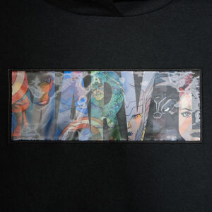 Φούτερ molleton με κουκούλα και σχέδιο Marvel για αγόρι 