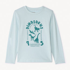 T-shirt à manches longues imprimé pour garçon 