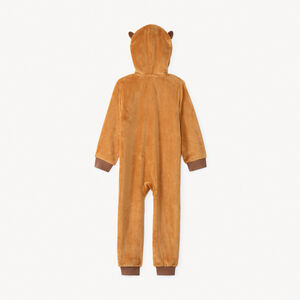 Σερπαντίνα sherpa με κέντημα προσωπάκι ελαφιού για αγόρι 