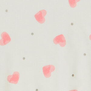 Σύνολο jogging με τύπωμα καρδιές για μωρό κορίτσι 