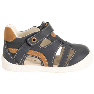 Σανδάλια velcro με σε contrast τμήματα για bebe αγόρι 