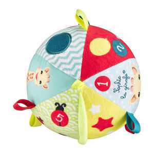 Εκπαιδευτική μπάλα αφύπνισης Sophie la Girafe 100% υφασμάτινη για μωρά 