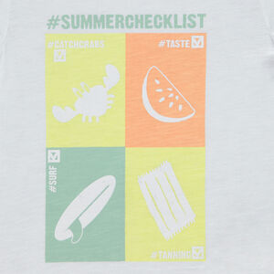 Σετ από 4 κοντομάνικα μπλουζάκια φαντεζί για bebe αγόρι 