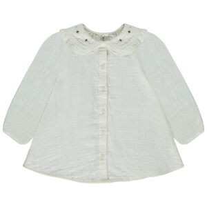 Τουνίκ με μακριά μανίκια και γιακά claudine για bebe κορίτσι 