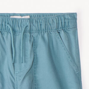 Παντελόνι φόρμας από twill μονόχρωμο για αγόρι 