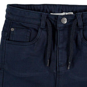 Βερμούδα από υφασμάτινο με κορδόνια περίσφιξης 