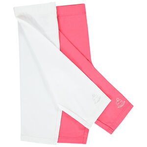 Σετ από 2 κολάν μονόχρωμα με εκτύπωση λογότυπου 