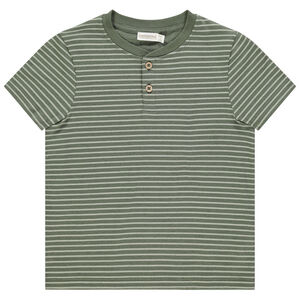T-shirt κοντομάνικο ριγέ σε όλη την επιφάνεια Main T-shirt κοντομάνικο ριγέ σε όλη την επιφάνεια