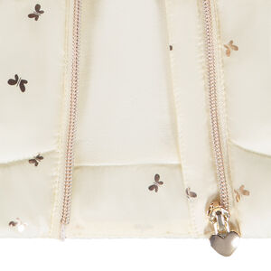 Αμάνικη μπουφάν με σχέδιο πεταλούδα για μωρό κορίτσι 