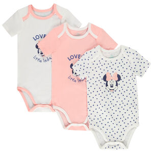 Σετ από 3 bodies από jersey Minnie Disney κορίτσι. 