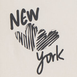 T-shirt manches longues print fantaisie pour fille 