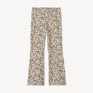 Legging évasé imprimé léopard pour fille 