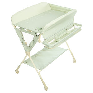 Πτυσσόμενη Υφασμάτινη Αλλαξιέρα Με Πράσινο Μέτρο Ύψους 