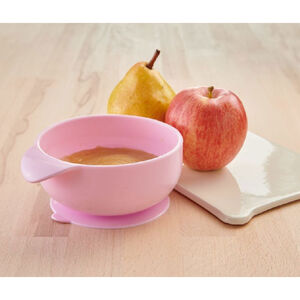 Μπωλ Σιλικονης Με Βεντουζα Ροζ 6Μ+ CHICCO 