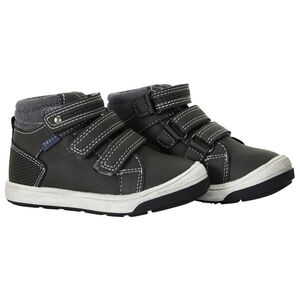 Μποτάκια γκρι σκούρο με τριπλό velcro για bebe αγόρι  Main Μποτάκια γκρι σκούρο με τριπλό velcro για bebe αγόρι