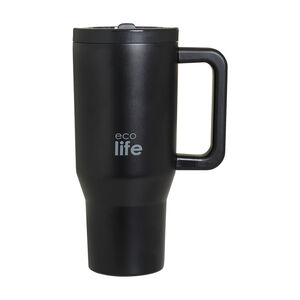 Ποτήρι Με 2 Λαβές Και Καπάκι 900Ml Rich Black 