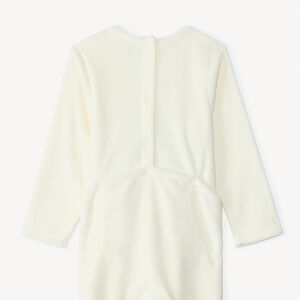 Βελουτέ φορμάκι Minnie Disney για μωρό κορίτσι με διαφορετικά ανοίγματα ανάλογα με την ηλικία 