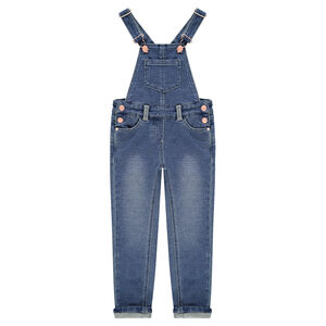 Μακριά τζιν σαλοπέτα με φθαρμένη όψη  