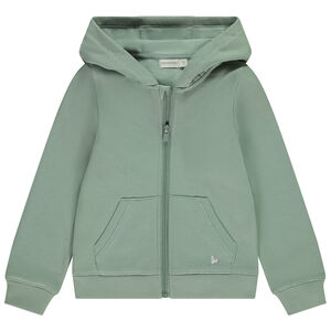 Ζακέτα με κουκούλα από φούτερ για κορίτσι 