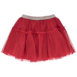 Φούστα με τούλι και glitter για bebe κορίτσι 
