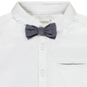 Πουκάμισο κοντομάνικο με φιόγκο για αγόρι 