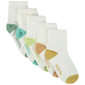 Σετ από 5 ζευγάρια δίχρωμες κάλτσες για αγόρι 