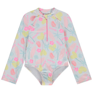 Μαγιό 1 κομμάτι anti-UV με εξωτικό σχέδιο για κορίτσι 