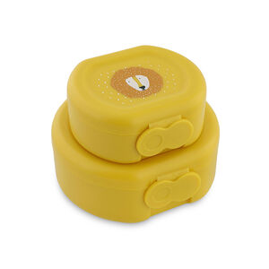 Σετ από 2 gigogne lunchbox κίτρινες Mr. Lion 