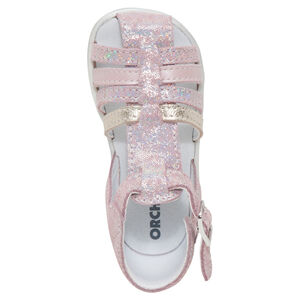 Ιριδίζοντα πέδιλα με λουράκια με αποχρώσεις 