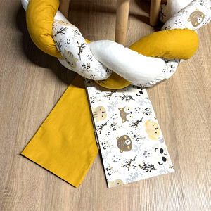 Σετ σεντόνια λίκνου 2τμχ 70*120 Forest White 